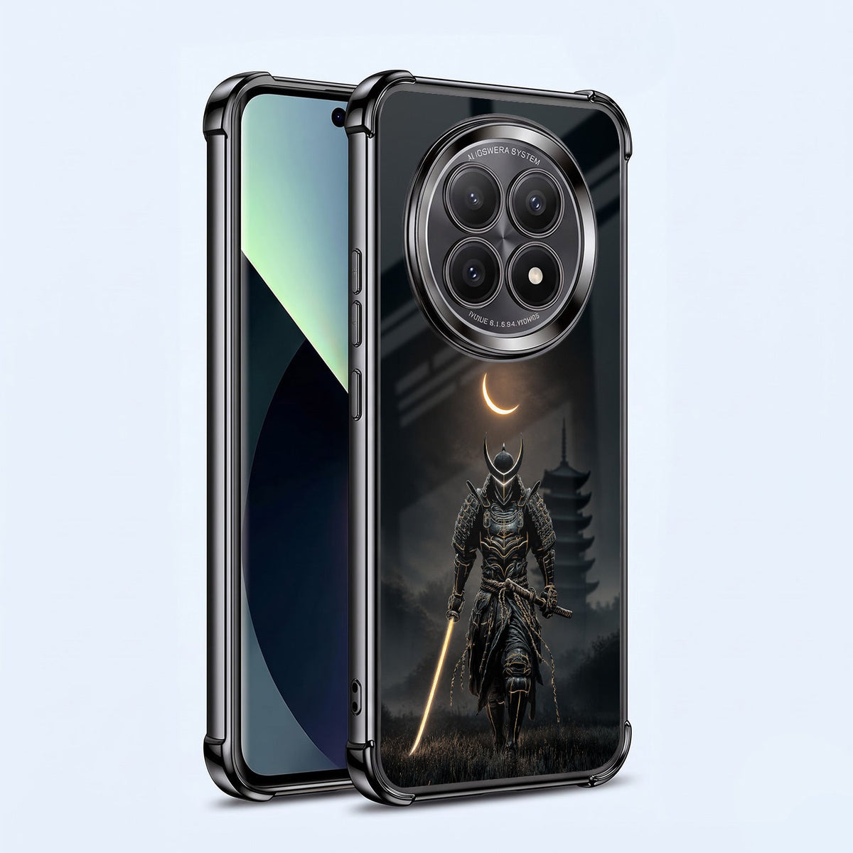 Oppo F29 5G Samurai Warrior Black Airbags Printed Back Case