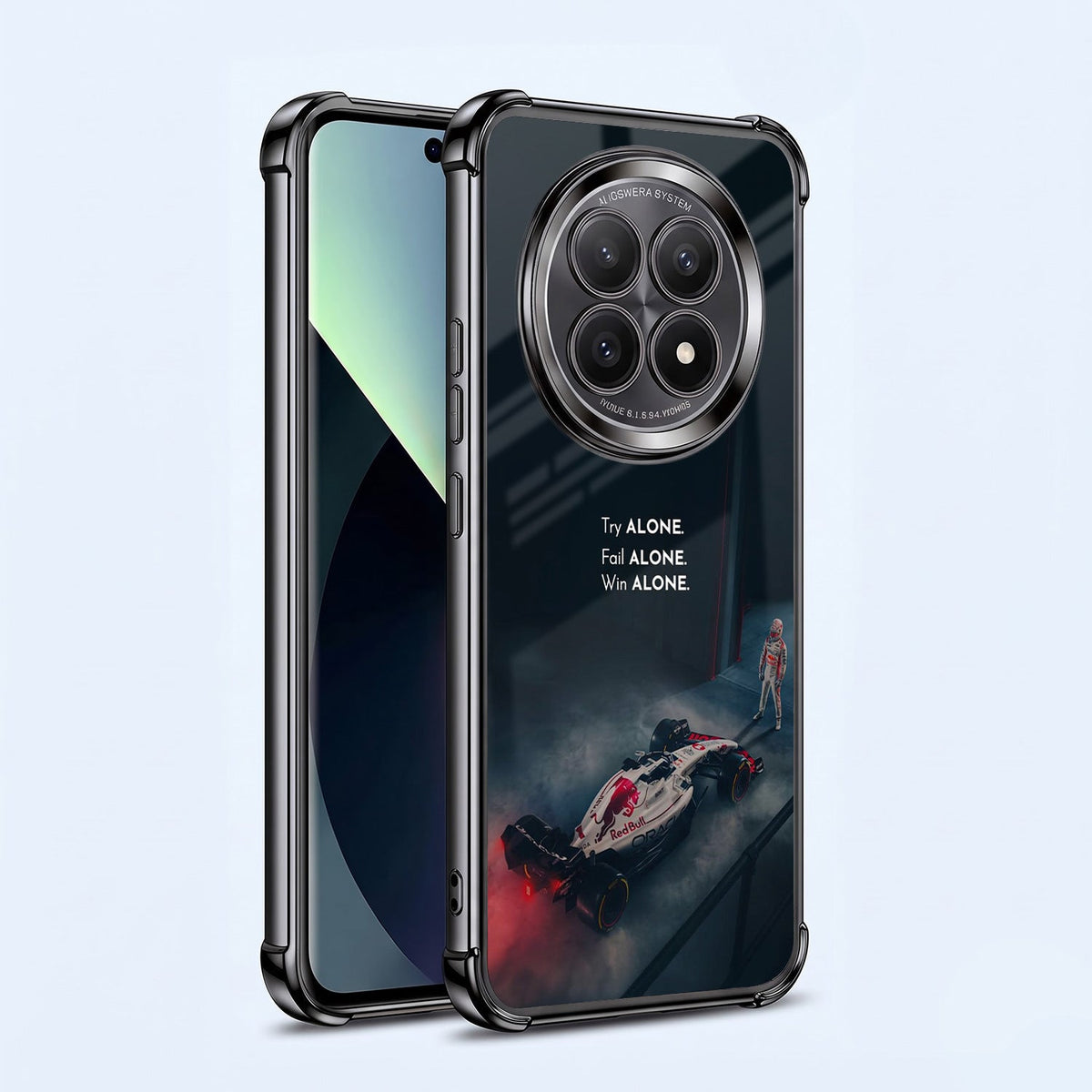 Oppo F29 5G F1 Alone Black Airbags Printed Back Case