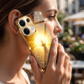 Oppo Reno 13 5G Lakshmi Sacred Gold Electroplated Glass Phone Back Case