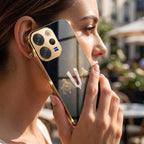 Vivo V70 5G Royal Heritage Edition Gold Electroplated Glass Phone Back Case