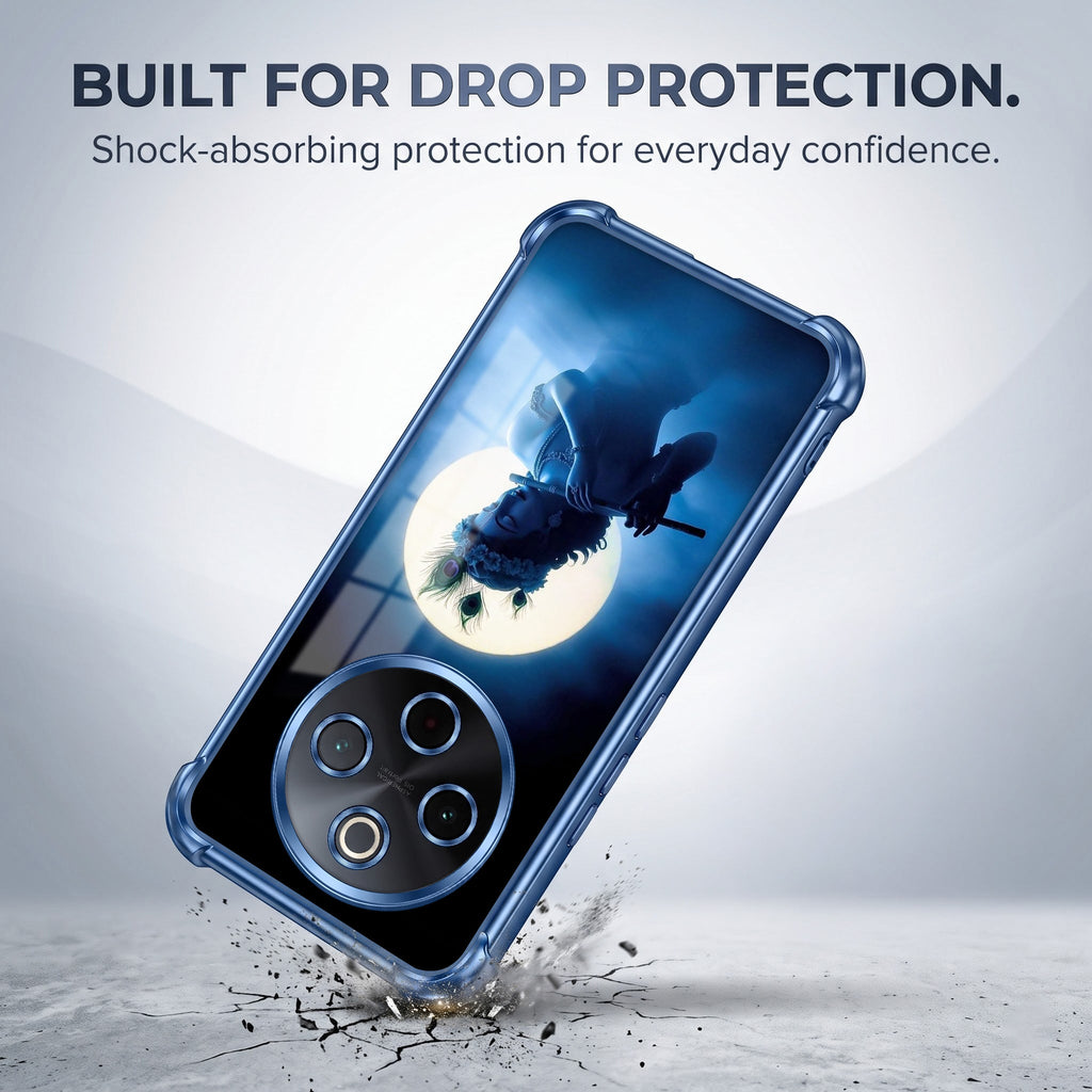 Vivo T4 5G Midnight Krishna Blue Airbags Printed Back Case