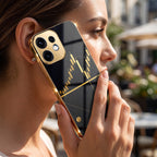 Oppo Reno 16 5G Trading Candles Gold Electroplated Glass Phone Back Case