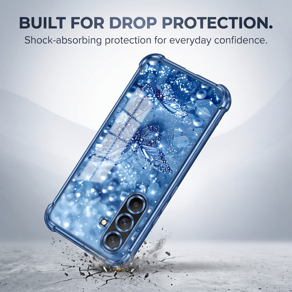 Samsung Galaxy A36 5G Butterfly Airbags Printed Back Case