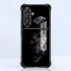 Samsung Galaxy A36 5G Alpha Wolf Dual-Tone Transparent Black Airbags Case