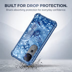 Vivo V40 Pro 5G Butterfly Blue Airbags Printed Back Case