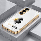 Oneplus Nord 5 5G Luxury XAU/USD Gold Electroplated Glass Phone Back Case