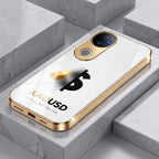 Vivo V50 5G Luxury XAU/USD Gold Electroplated Glass Case