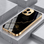 Oppo Reno 15 5G Focus Gold Electroplated Glass Phone Back Case