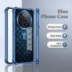 Vivo T4 5G LV Monogram Blue Airbags Printed Back Case