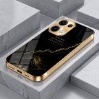 Oppo Reno 13 5G Focus Electroplated Gold Glass Case