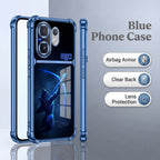 Vivo V60 5G Legendary Archer Dual-Tone Transparent Blue Airbags Case