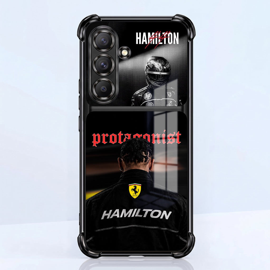 Samsung Galaxy A36 5G Hamilton Dual-Tone Transparent Black Airbags Case
