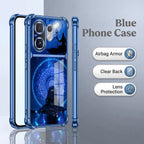 Vivo V60 5G Adiyogi Dual-Tone Transparent Blue Airbags Case