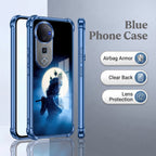 Vivo V40 Pro 5G Midnight Krishna Blue Airbags Printed Back Case