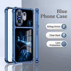 Vivo V60 5G Mahadev Divine Touch Dual-Tone Transparent Blue Airbags Case