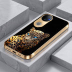 Vivo T4R 5G Panther Gold Electroplated Glass Phone Back Case