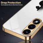 Oneplus Nord 5 5G Luxury XAU/USD Gold Electroplated Glass Phone Back Case
