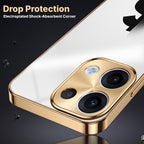 Oppo Reno 13 5G Luxury XAU/USD Gold Electroplated Glass Case