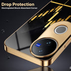 Vivo V50 5G Trading Candles Gold Electroplated Glass Case