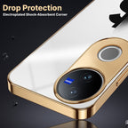 Vivo V50 5G Luxury XAU/USD Gold Electroplated Glass Case