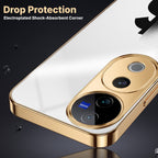 Vivo V40 Pro 5G Luxury XAU/USD Gold Electroplated Glass Case