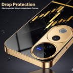 Vivo V40 Pro 5G Trading Candles Gold Electroplated Glass Case