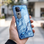 Vivo V40 Pro 5G Marvel Texture Blue Airbags Printed Back Case