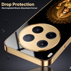Vivo X300 Pro 5G  Golden Maa Lakshmi Gold Electroplated Glass Phone Back Case