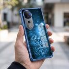 Vivo V40 Pro 5G Blue Diamond Airbags Printed Back Case