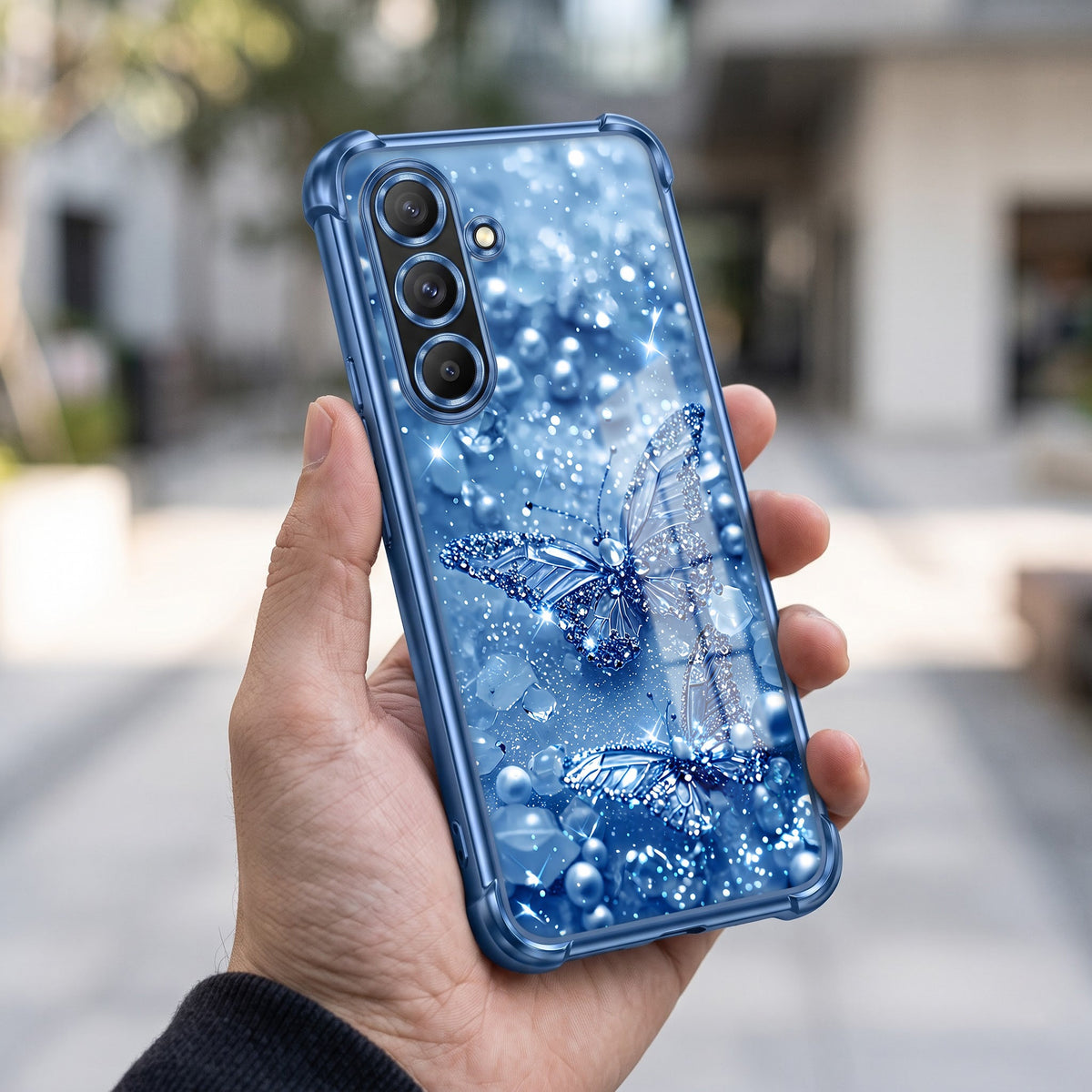 Samsung Galaxy A36 5G Butterfly Airbags Printed Back Case