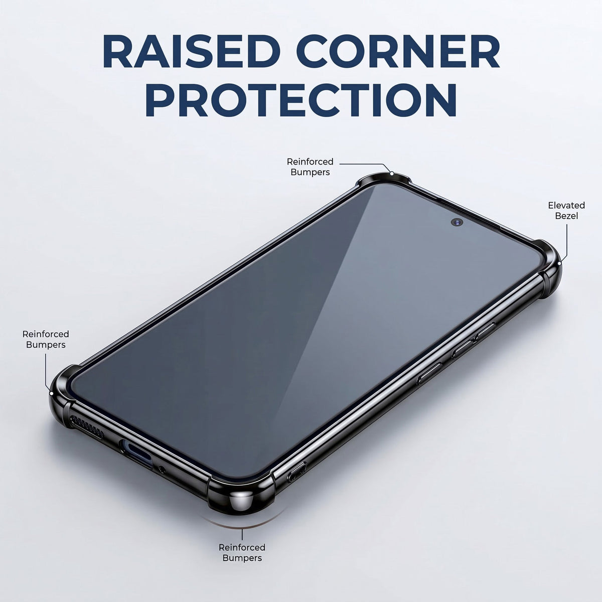 Oppo F29 5G Running Horses Black Airbags Printed Back Case
