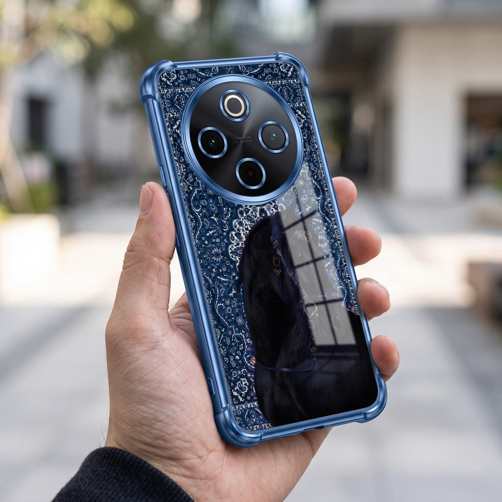 Vivo T4 5G Premium Royal Horse Blue Airbags Printed Back Case