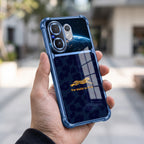 Vivo V60 5G World Is Mine Dual-Tone Transparent Blue Airbags Case