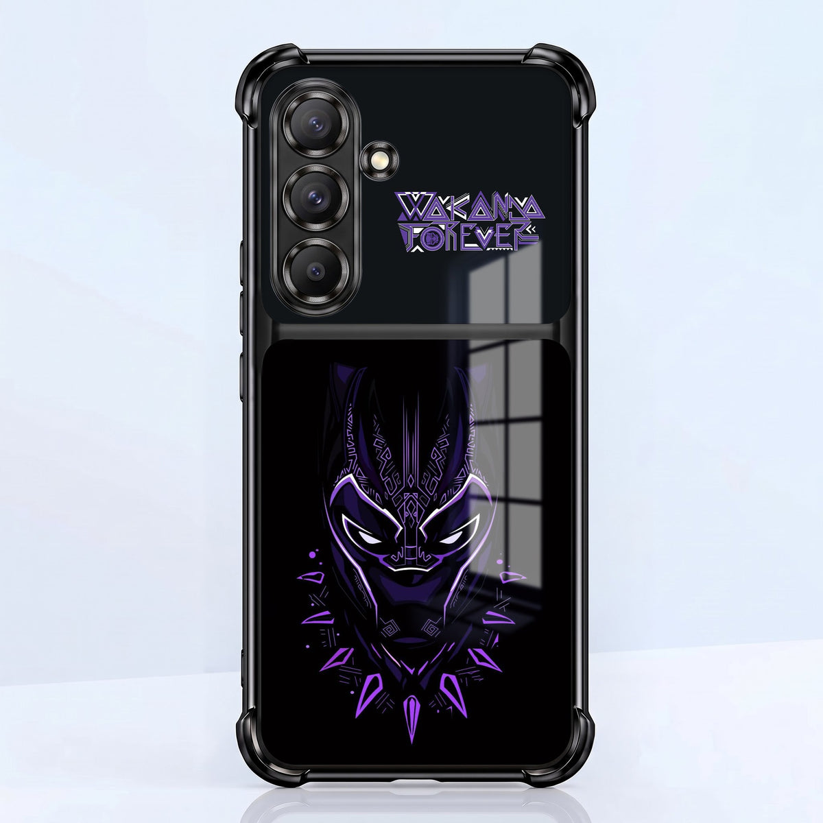 Samsung Galaxy A36 5G Wakanda Forever Dual-Tone Transparent Black Airbags Case