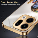 Oppo Find X9 5G Bal Krishna Blessings Gold Electroplated Glass Phone Back Case