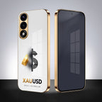 Oneplus Nord 5 5G Luxury XAU/USD Gold Electroplated Glass Phone Back Case