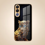 Vivo V70 FE 5G Panther Gold Electroplated Glass Phone Back Case