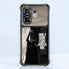 Vivo V60 5G Divine Justice Dual-Tone Transparent Black Airbags Case