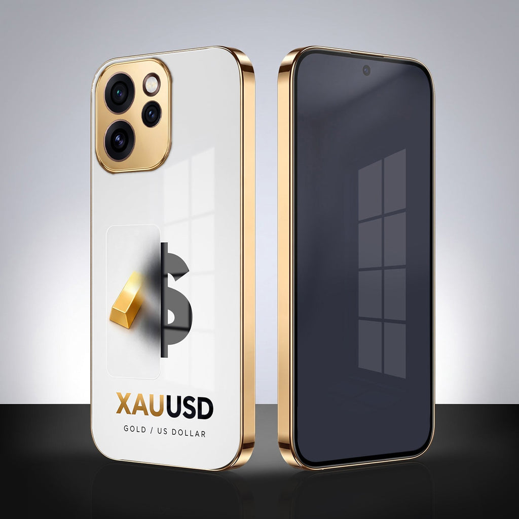 Oppo Reno 15 Mini 5G Luxury XAU/USD Gold Electroplated Glass Case