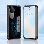 Vivo V50 5G Shiva Aura Black Airbags Printed Back Case