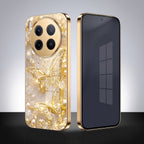 Vivo X300 Pro 5G Golden Butterfly Gold Electroplated Glass Phone Back Case