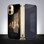 Vivo T5x 5G Royal Heritage Edition Gold Electroplated Glass Phone Back Case