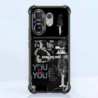 Vivo V60 5G Discipline Over Dual-Tone Transparent Black Airbags Case