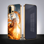 OnePlus 13s 5G Divine Hanuman Gold Electroplated Glass Phone Back Case