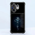 Vivo V60 5G Mahakal Trishul Transparent Black Airbags Case