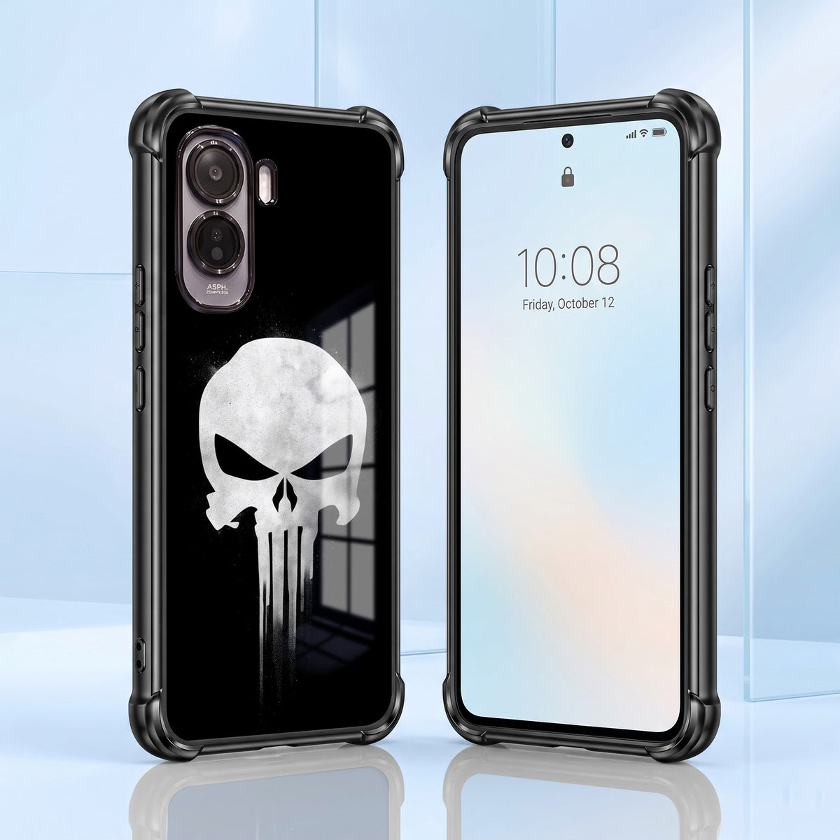 Vivo T5 Pro 5G Ghost Armor Black Airbags Printed Back Case