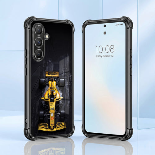 Samsung Galaxy A56 5G F1 Racing Cars Airbags Printed Back Case