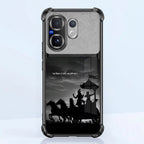 Vivo V60 5G Mahabharat Divine Dual-Tone Transparent Black Airbags Case