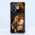 Vivo V60 5G Rise of the King Dual-Tone Transparent Black Airbags Case