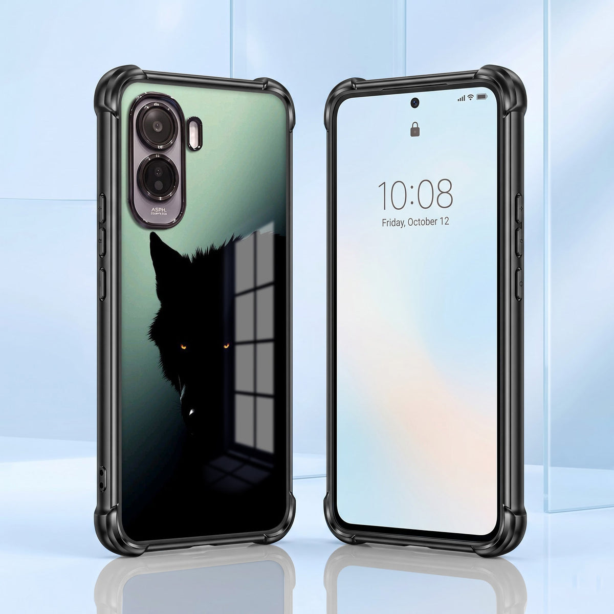 Vivo T5 Pro 5G Shadow Prowler Black Airbags Printed Back Case